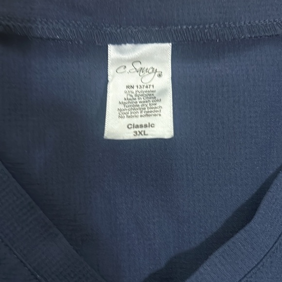 C. Saucy Scrub Top, size 3XL - Picture 6 of 6
